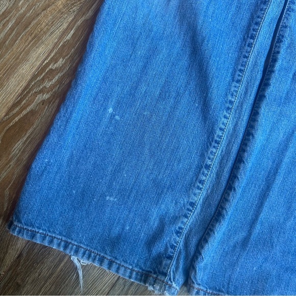 Vtg Lucky Brand Jeans Mens 36x32 Blue Slim Bootleg Buttonfly - Picture 5 of 10